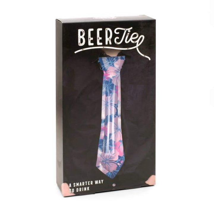 thumbsUp! Funny Novelties Beer Tie - drinking flask