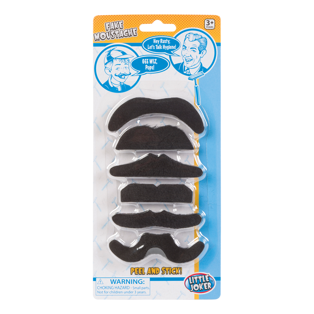 Toysmith IM Funny Stuff Fuzzy  Moustaches
