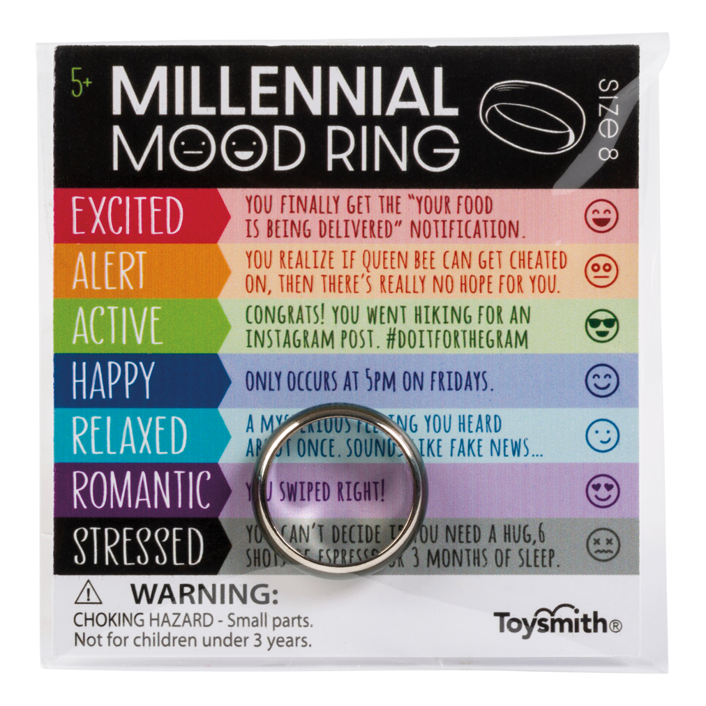 Toysmith IMPULSE Millennial Mood Ring