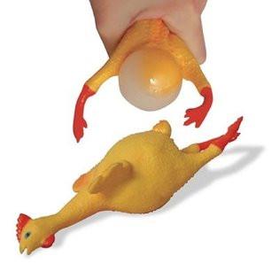 Toysmith IMPULSE Squishy Chicken & Egg