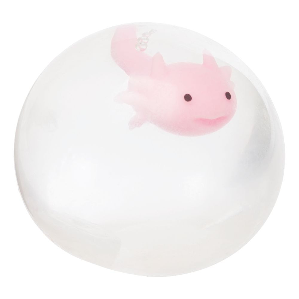 Toysmith Toy Novelties Axolotl Squeey 2.5" ball