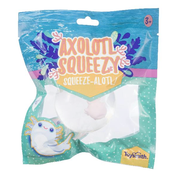 Toysmith Toy Novelties Axolotl Squeey 2.5" ball