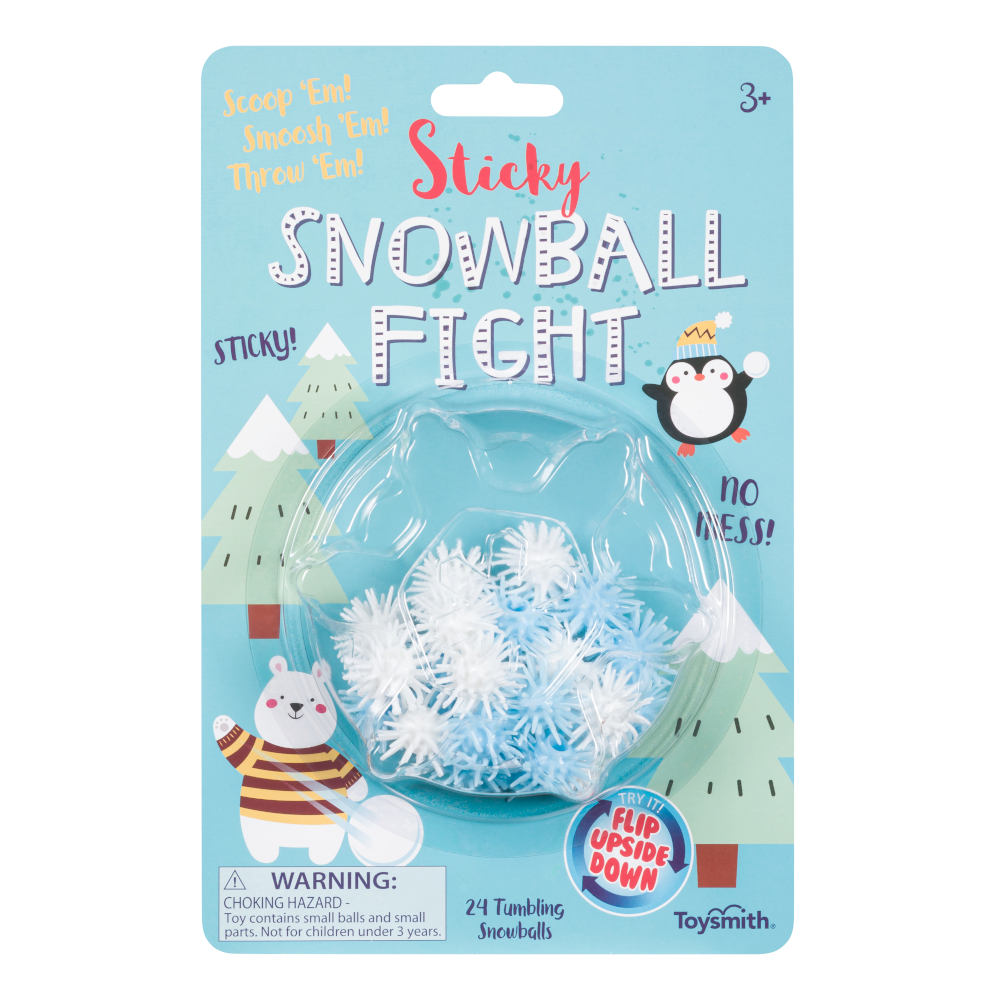 Toysmith Toy Novelties Sticky Snowball Fight