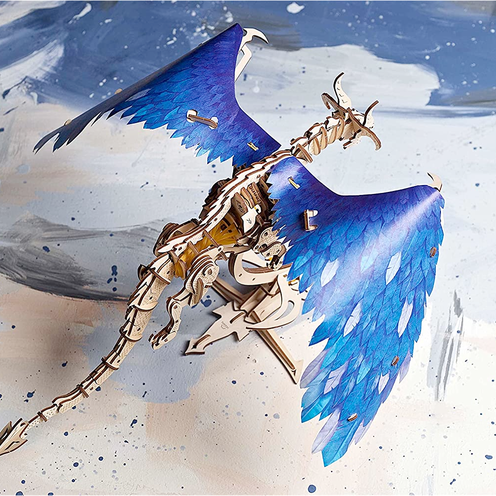 UKIDZ Ugears Arts & Crafts Windstorm Dragon Wood build kit