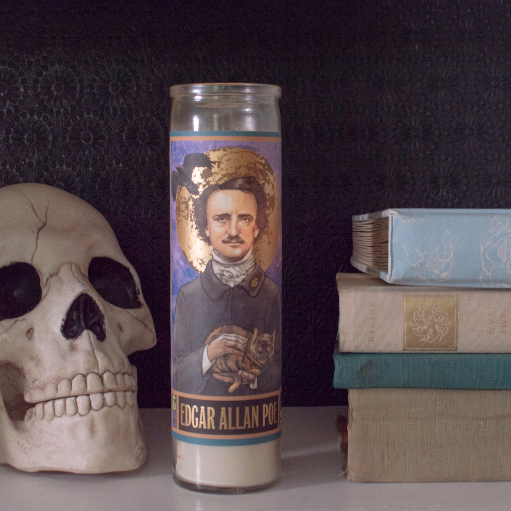 Unemployed Philosophers Guild Home Decor Edgar Allen Poe Candle