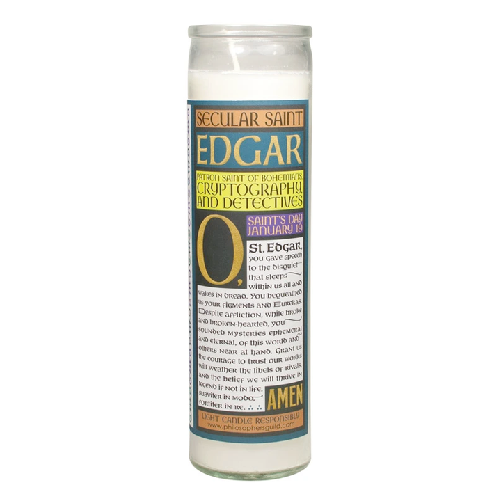 Unemployed Philosophers Guild Home Decor Edgar Allen Poe Candle
