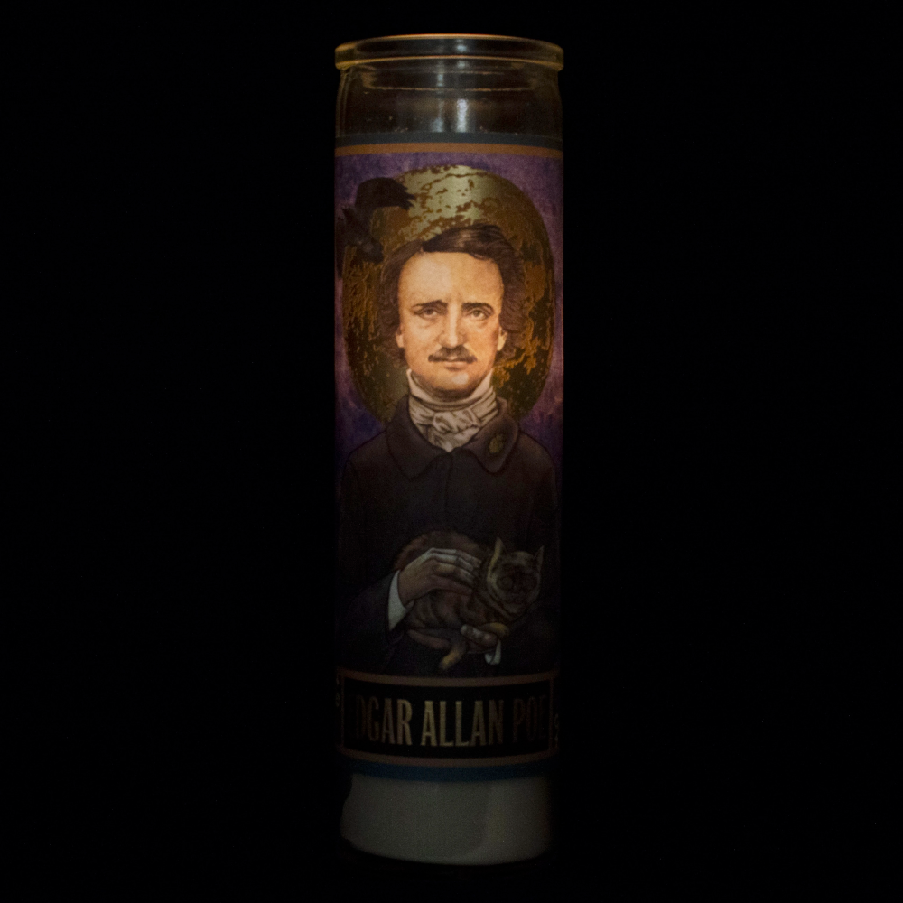 Unemployed Philosophers Guild Home Decor Edgar Allen Poe Candle