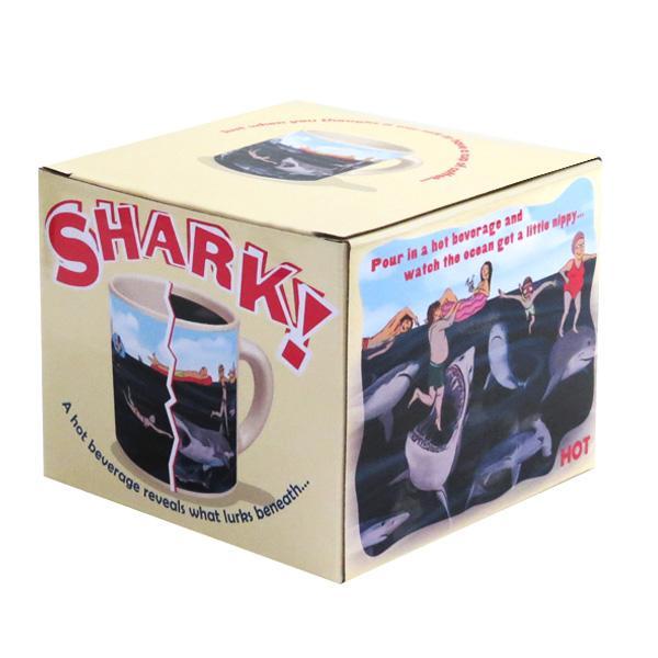 Unemployed Philosophers Guild Home MUGS Dissappearing Shark Mug