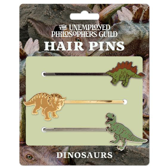 Unemployed Philosophers Guild Personal Care Dinosaur HairPins