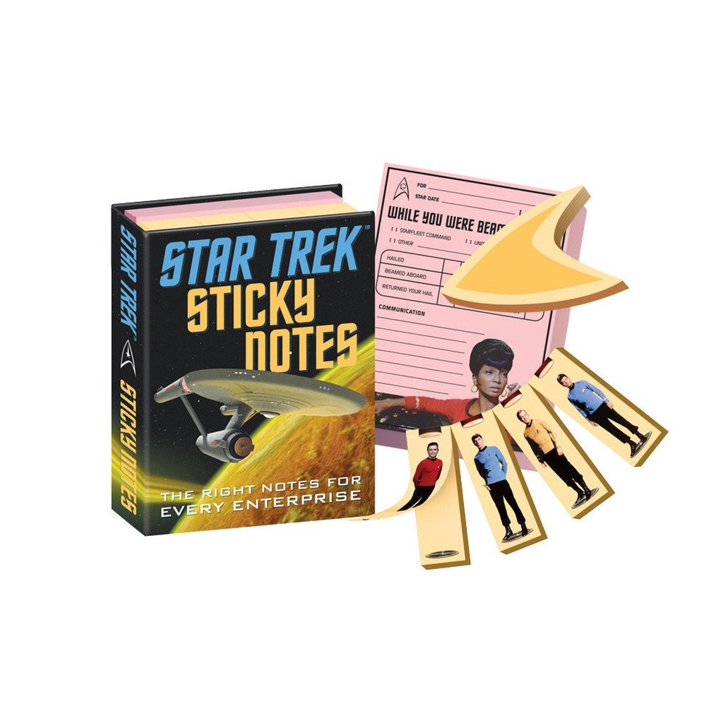 Unemployed Philosophers Guild ST Sticky Notes Pads Star Trek Sticky Notes