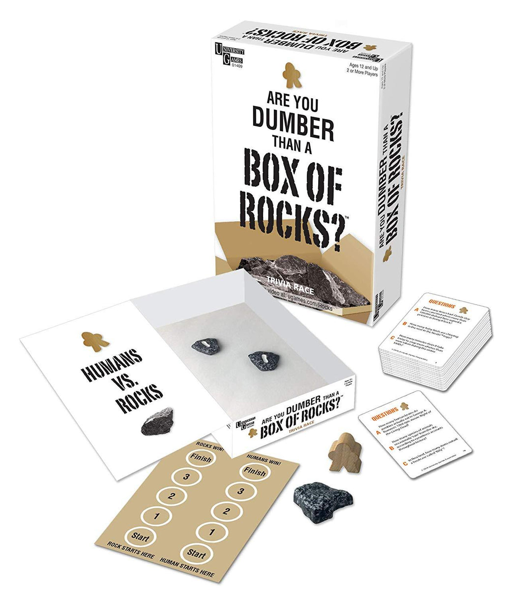 University Games GAMES Are you dumber than a Box of Rocks Game