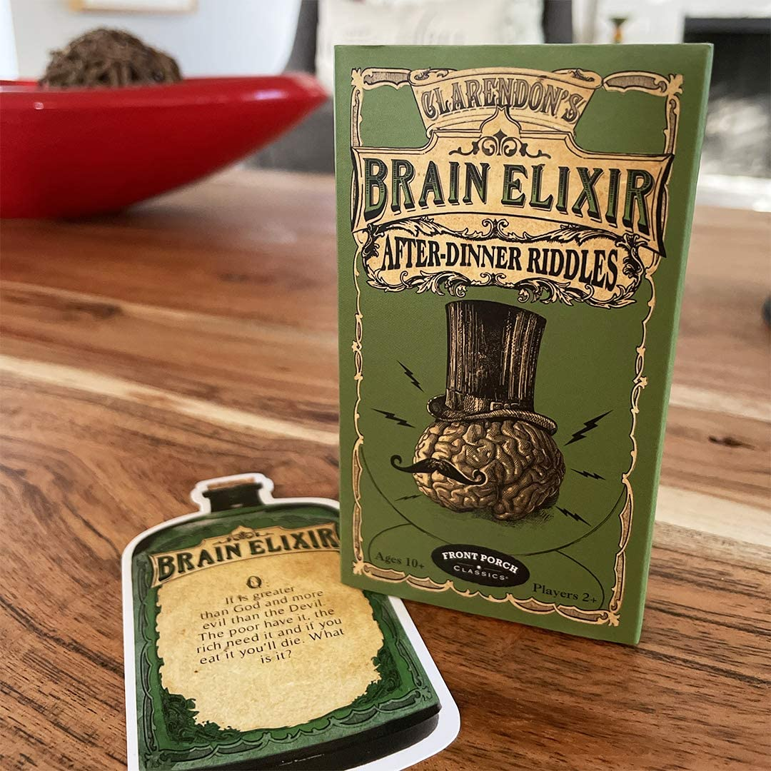 University Games Games Brain Elixir After-Dinner Riddles