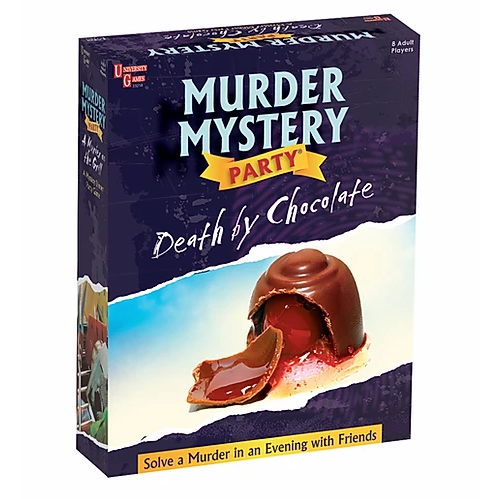 University Games GAMES Murder Mystery Party Game:  Death By Chocolate