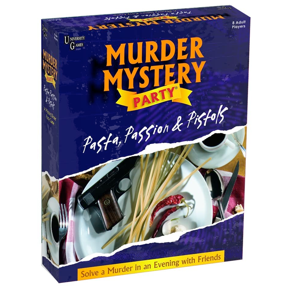 University Games Games Murder Mystery Party Game:  Pasta, Passion, Pistols