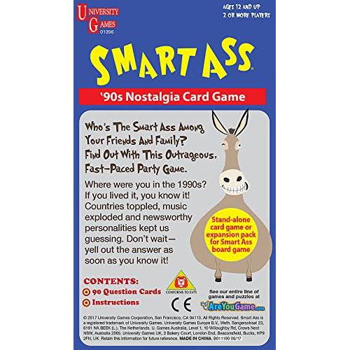 University Games GAMES Smart Ass 90's Nostalgia game