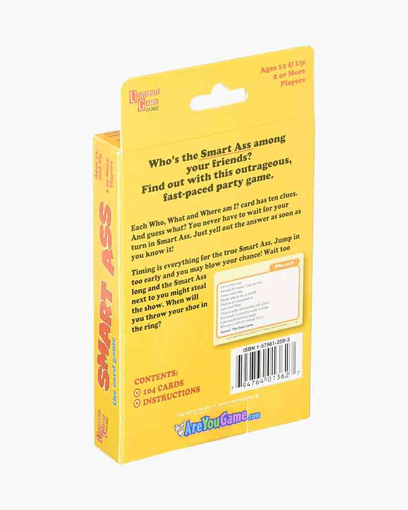 University Games Games Smart Ass Card Game