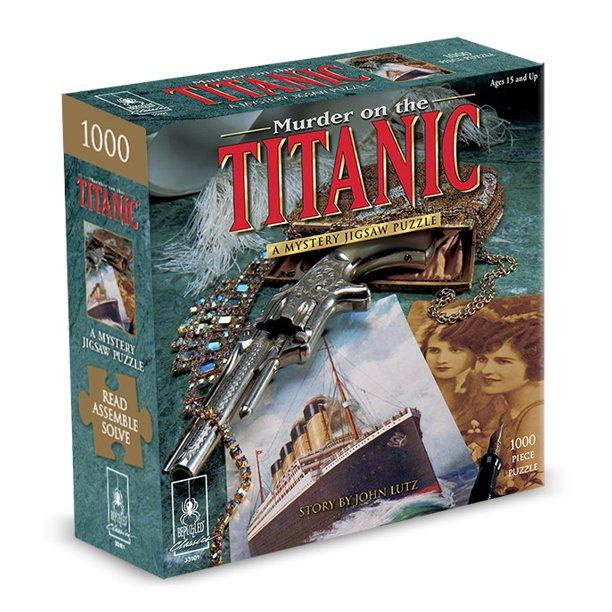 University Games Puzzles Classic Mystery Jigsaw Puzzles Murder on the Titanic 1000 pc