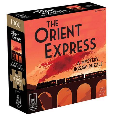 University Games Puzzles Classic Mystery Jigsaw Puzzles Orient Express 1000 pc