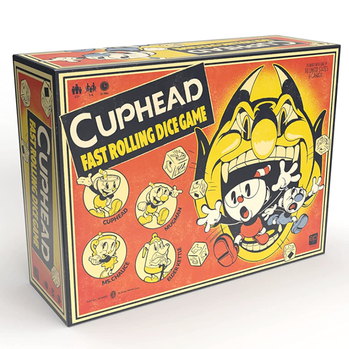 USAopoly Games Cuphead: Fast Rolling Dice Game