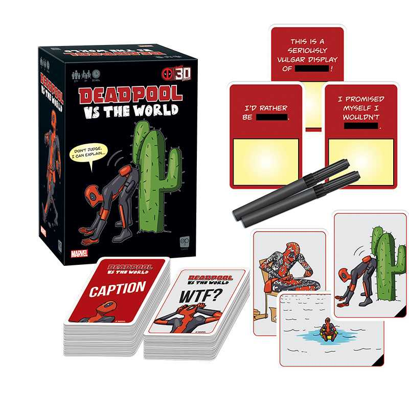 USAopoly Games Deadpool vs the World Game