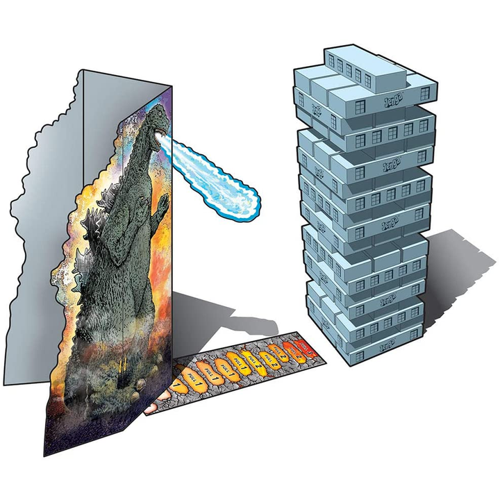 USAopoly Games Jenga - Godzilla