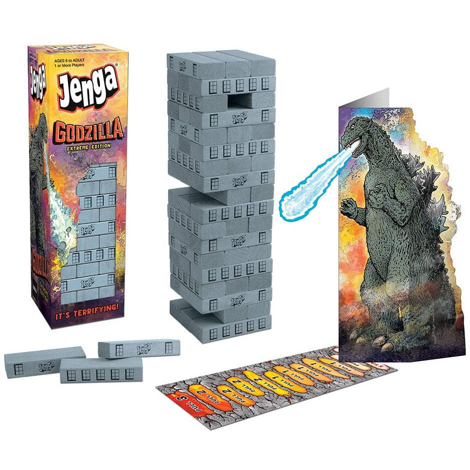 USAopoly Games Jenga - Godzilla
