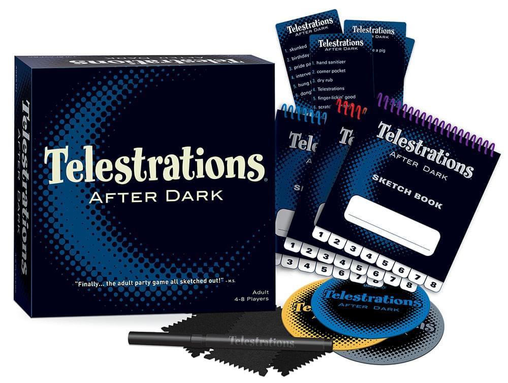 USAopoly GAMES PARTY GAMES - Telestrations 8 Player - After Dark