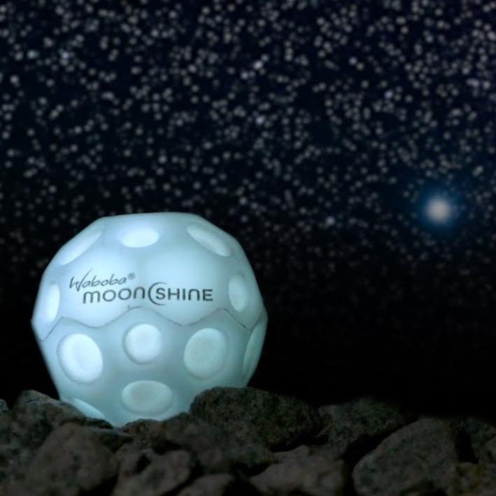 Waboba Toy Outdoor Fun Moonshine - Light up High Bounce Ball
