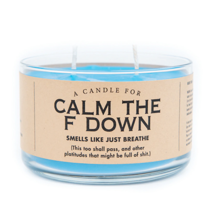 Whiskey River Soap Co. Home Decor Calm the F Down Candle