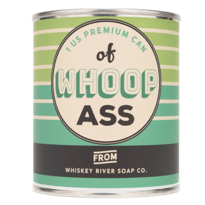 Whiskey River Soap Co. Home Decor Whoop Ass Paint Can Candle