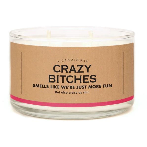 Whiskey River Soap Co. Personal Care Candle for Crazy Bitches