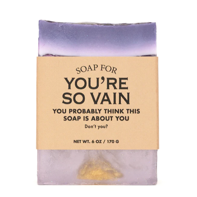 Whiskey River Soap Co. Personal Care You're So Vain - You probably think this soap is about you