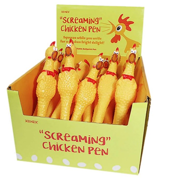 xonex Toy Novelties Screaming Chicken Pen